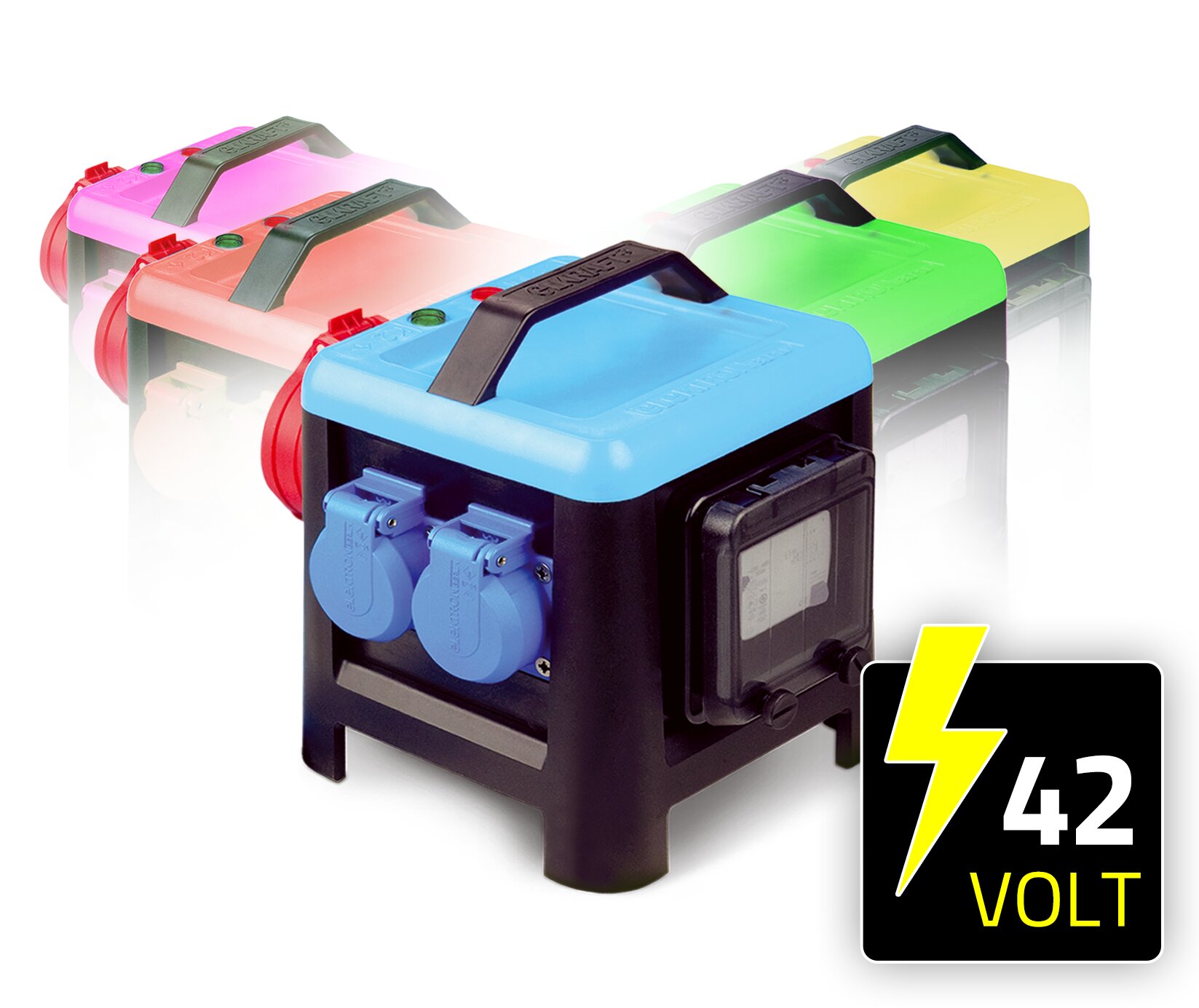 Steckdosenverteiler ELKRAFT® - Mini Kleinspannung 42V Steckdosenverteiler ELKRAFT® - Mini Kleinspannung 42V