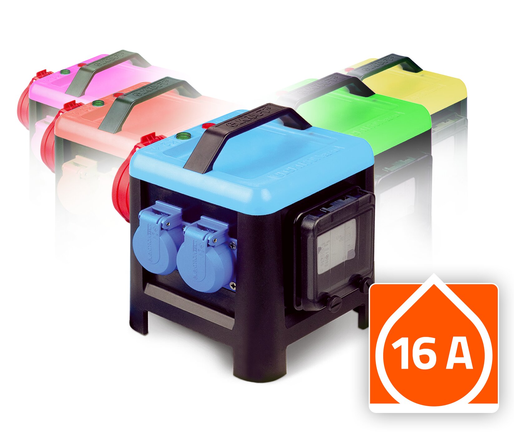Steckdosenverteiler ELKRAFT® - Mini 16A CEE wasserdicht Steckdosenverteiler ELKRAFT® - Mini 16A CEE wasserdicht