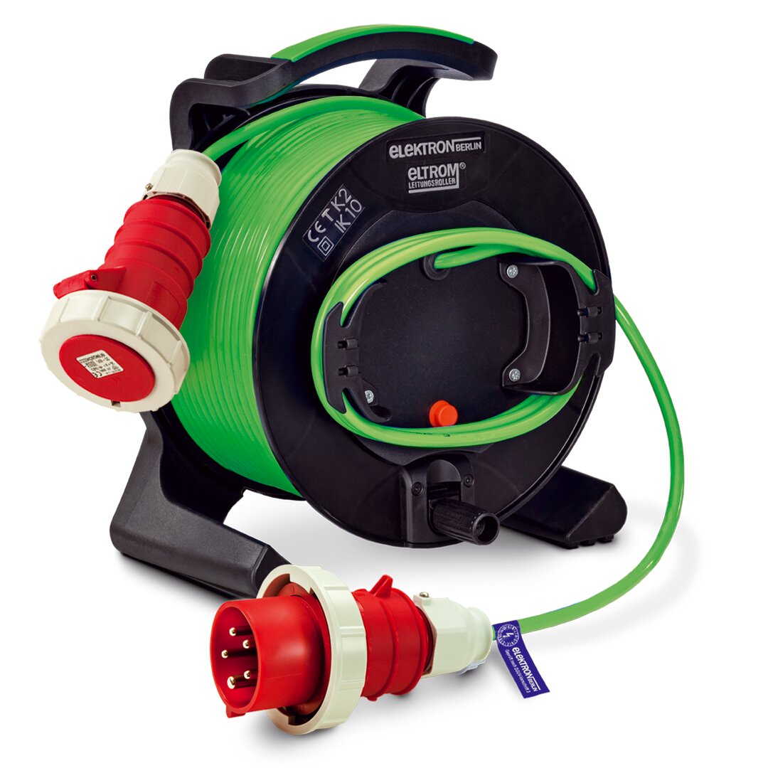 Gerüst-Kabeltrommel Eltrom®2 CEE wasserdicht