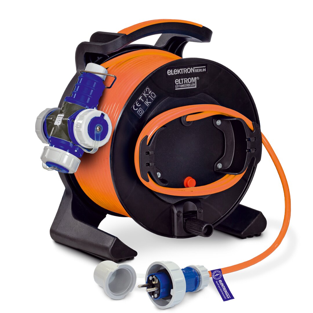Gerüst-Kabeltrommel Eltrom®2 Schutzkontakt wasserdicht