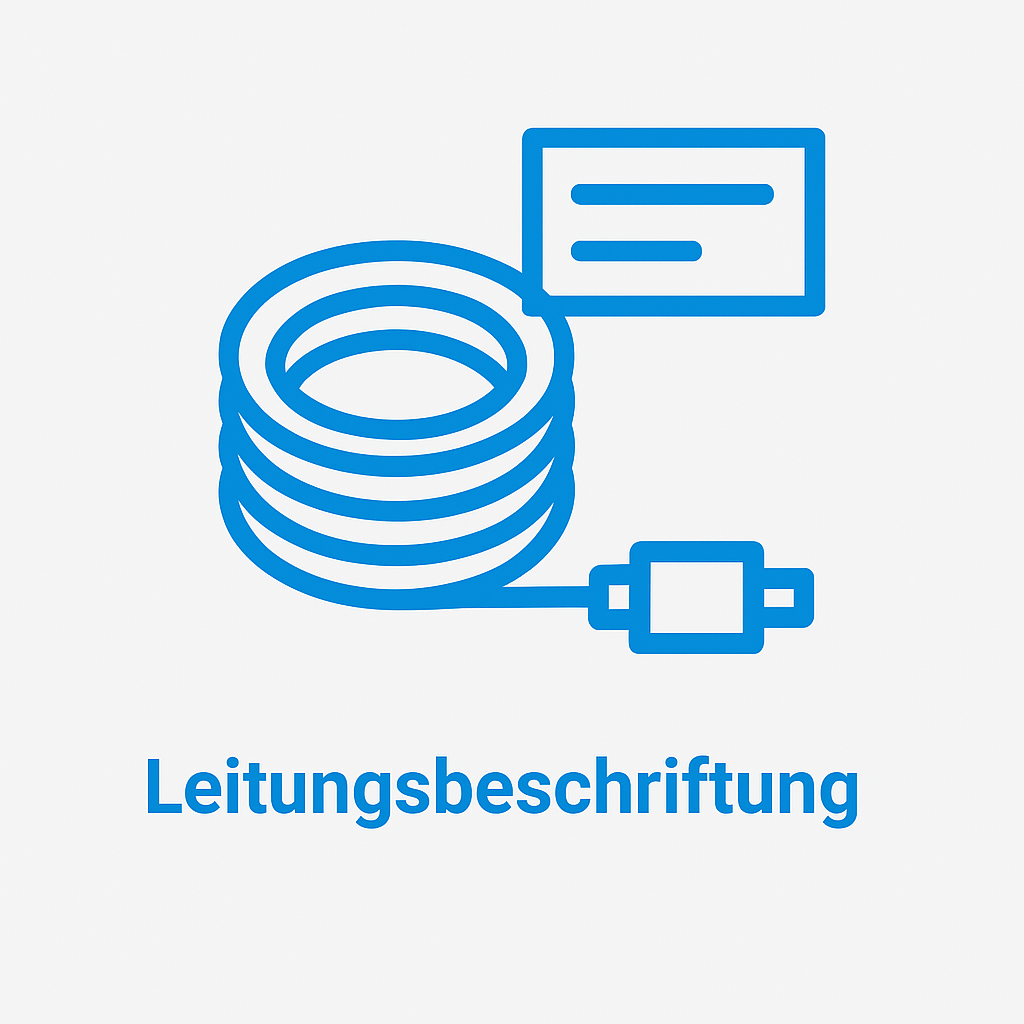 Leitungsbeschriftung Leitungsbeschriftung
