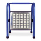LED-Kompakt-Arbeitsleuchte 100 W im Gestell (Nr. 0451783) mit 5m Anschlussleitung ELPUR® 3G1 ,5 or. und anfl. Stecker 16A